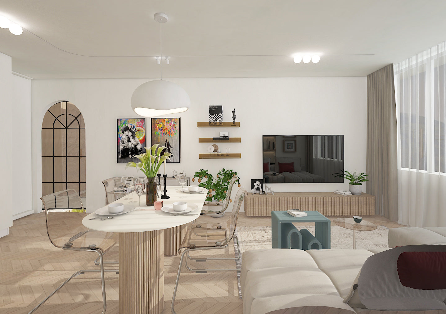 Апартамент от 61 до 120 кв.м.