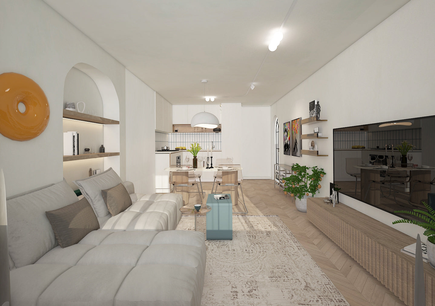 Апартамент от 61 до 120 кв.м.